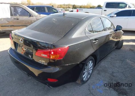 2008 Lexus Is 250 z USA, uszkodzony, nr VIN JTHBK262985080693